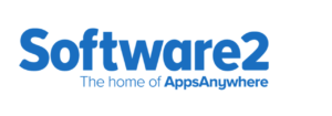 software 2 logo with slogan the home of apps anywhere